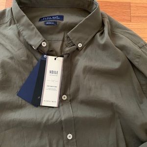 Zara Men shirt. Voile collection. XXL.